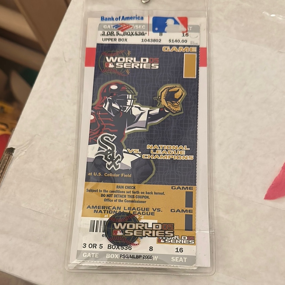 2005 World Series Ticket Stub